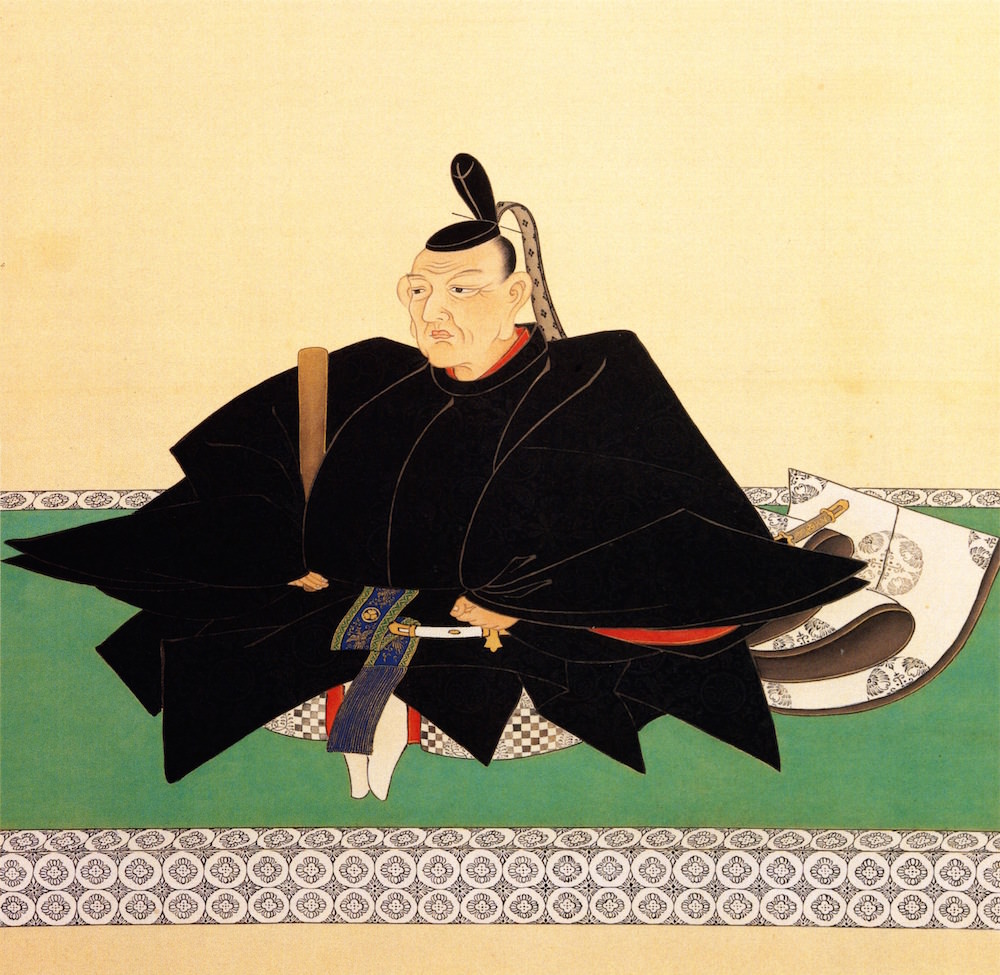 徳川吉宗の肖像画（拡大画像）