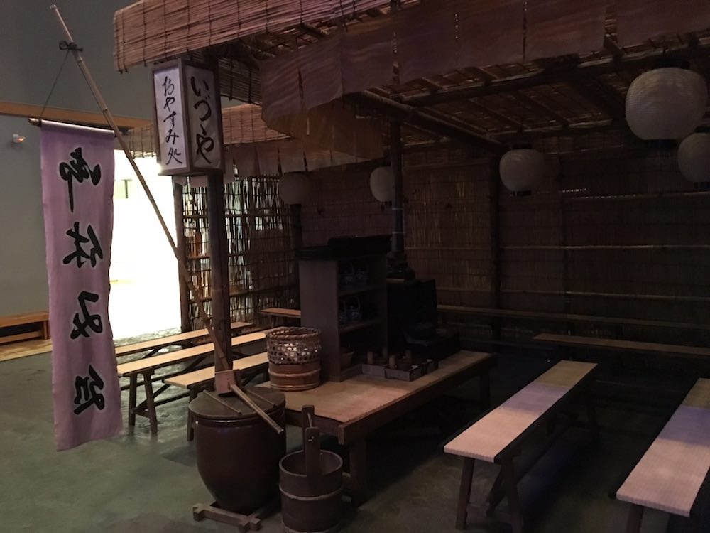 江戸時代の水茶屋（深川江戸資料館 再現）の拡大画像