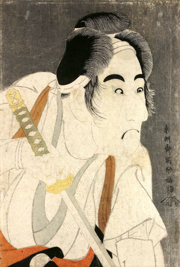 二代目坂東三津五郎（みつごろう）の石井源蔵（東洲斎写楽 画）の拡大画像