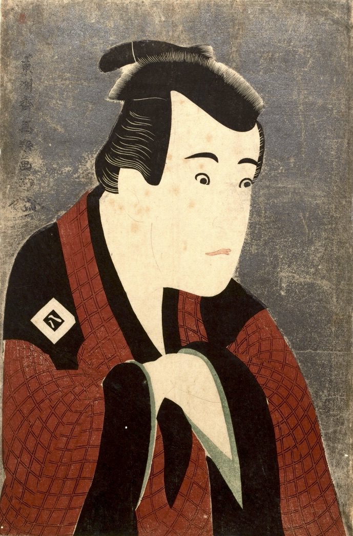 三代目市川八百蔵（やおぞう）の田辺文蔵（東洲斎写楽 画）の拡大画像