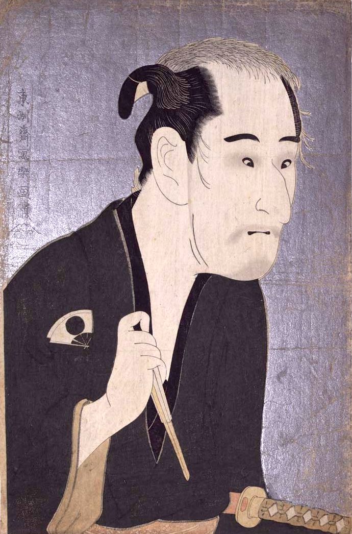 尾上松助の松下酒造之進（みきのしん）（東洲斎写楽 画）の拡大画像