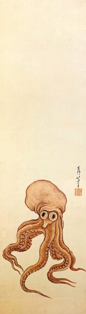 『蛸図』（葛飾北斎 画/1811年頃）の拡大画像