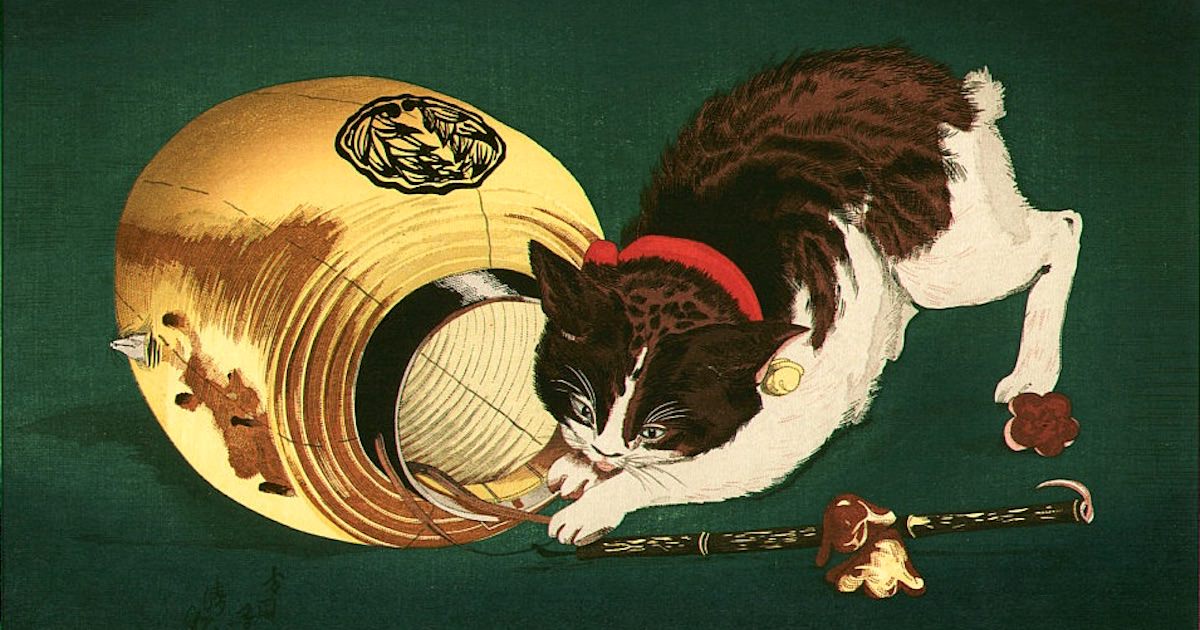 明治時代の猫浮世絵 今日の一枚 8｜江戸ガイド