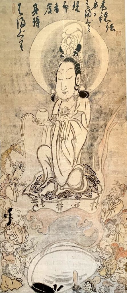 『蛤蜊観音図（はまぐりかんのんず）』（白隠慧鶴 画）
