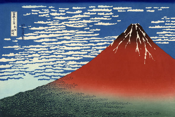 Fine Wind, Clear Weather (Gaifû kaisei), also known as Red Fuji